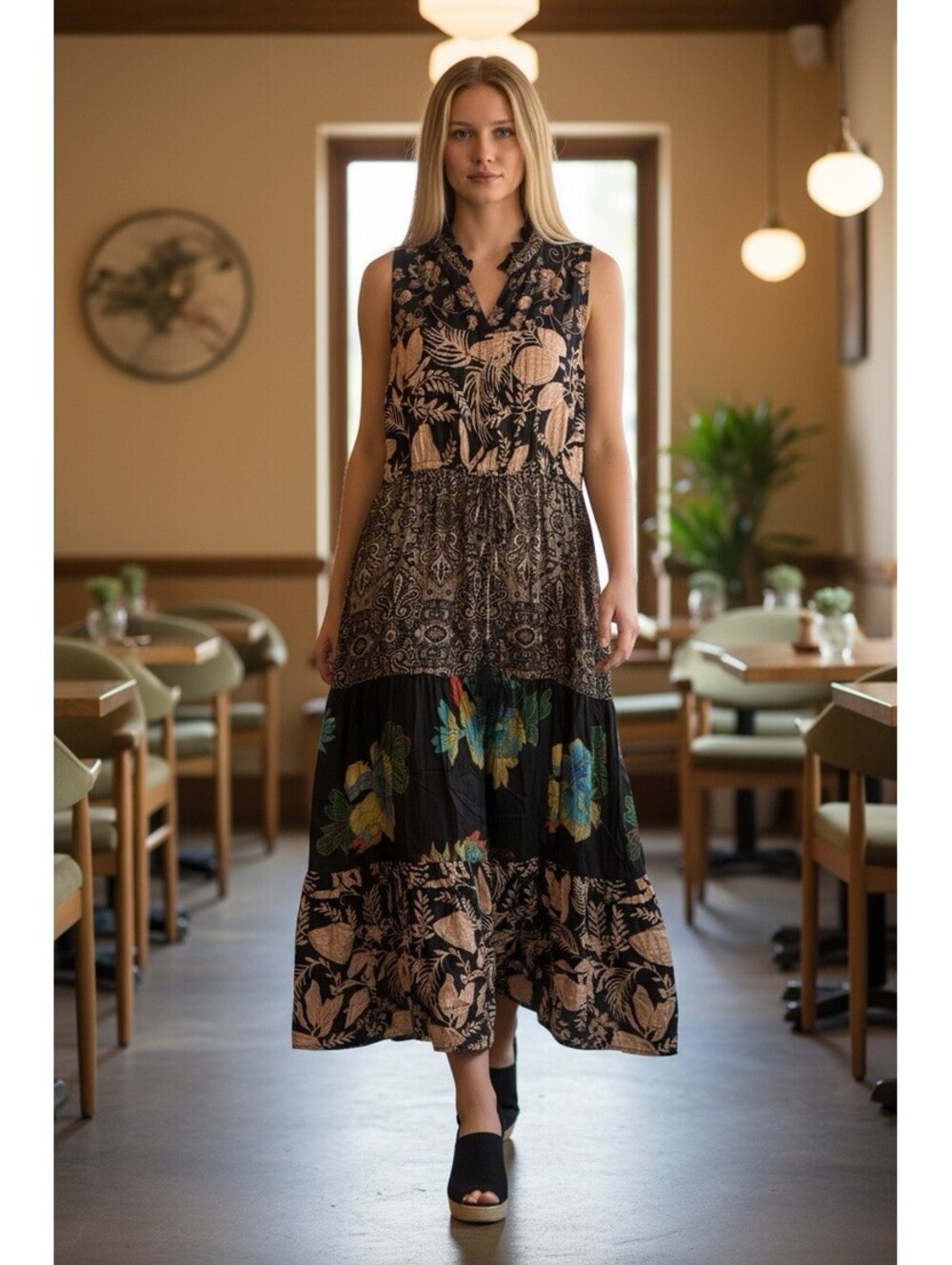 John Mark Medium Silk Maxi dress [COPY]